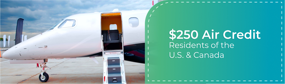 $250 Air Credit – Residents of the U.S. & Canada